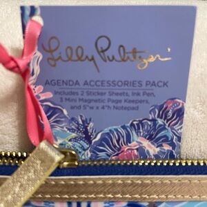 Lilly Pulitzer Agenda Accessories Pack NEW.